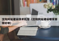 沈阳网站建设技术托管（沈阳网站建设哪家做得好啊）