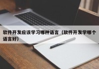 软件开发应该学习哪种语言（软件开发学哪个语言好）