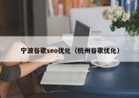 宁波谷歌seo优化（杭州谷歌优化）